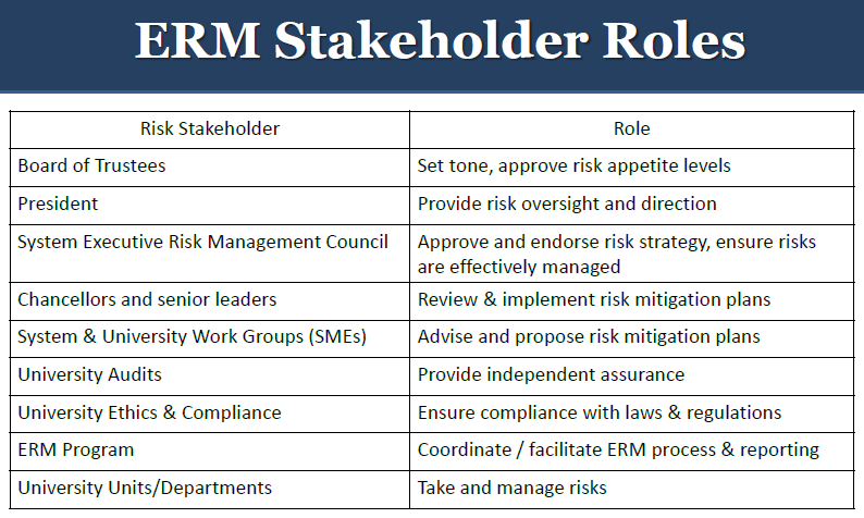 Stakeholder Roles